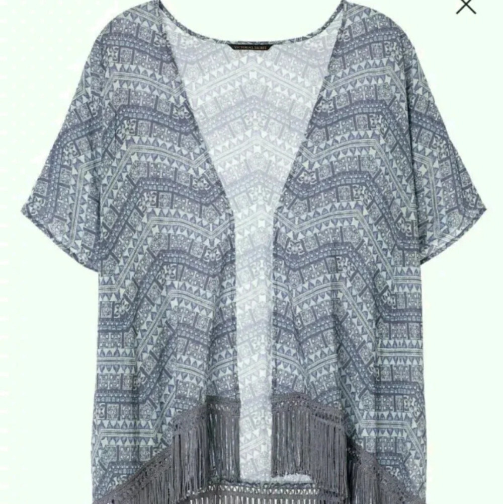 VS Boho Fringe Kimono Swim Beach Cover New